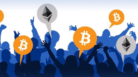 la actividad social de la comunidad de criptomonedas se dispara
