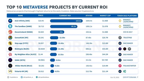 metaverso proyecto roi
